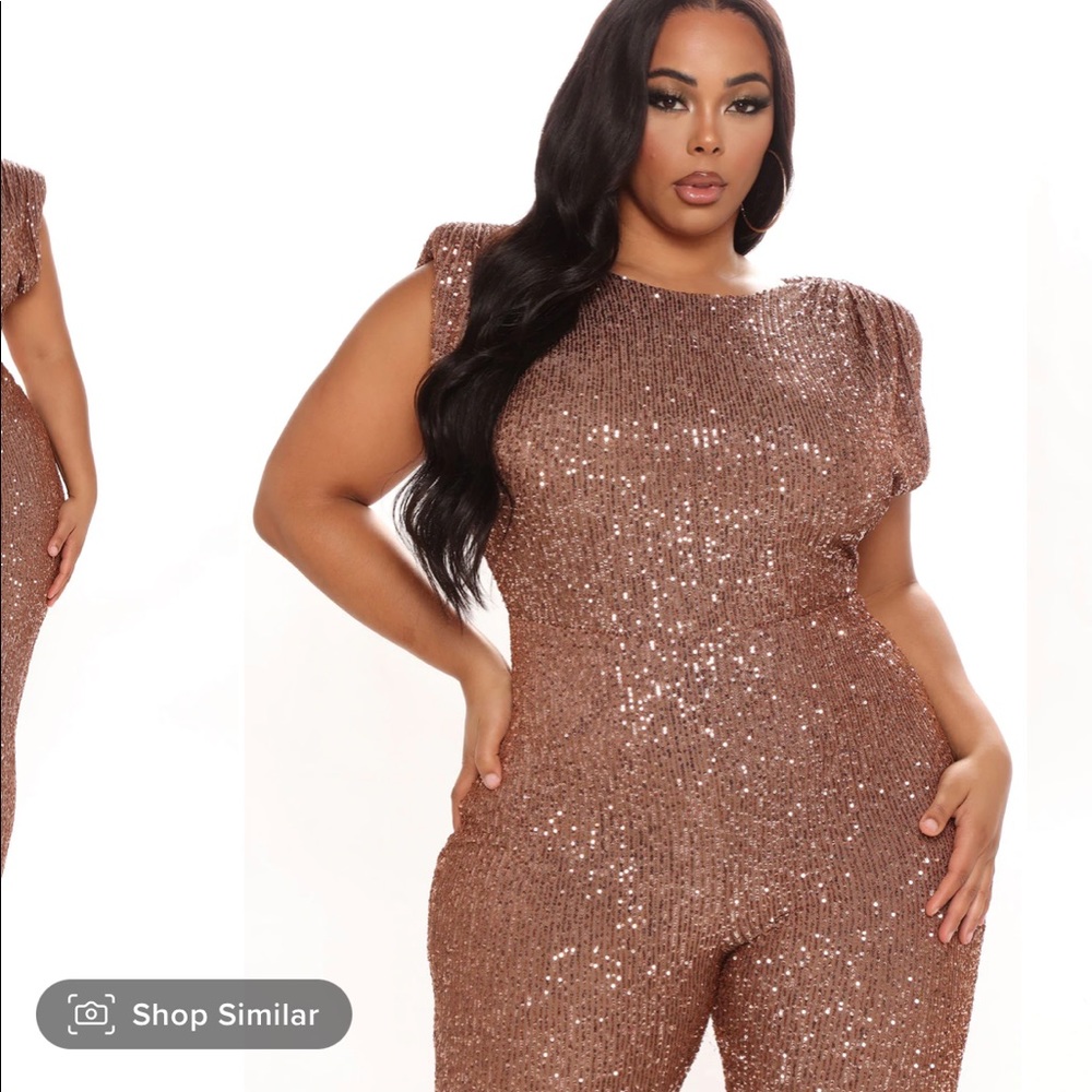 COPY - FashionNova Sequin Jumpsuit